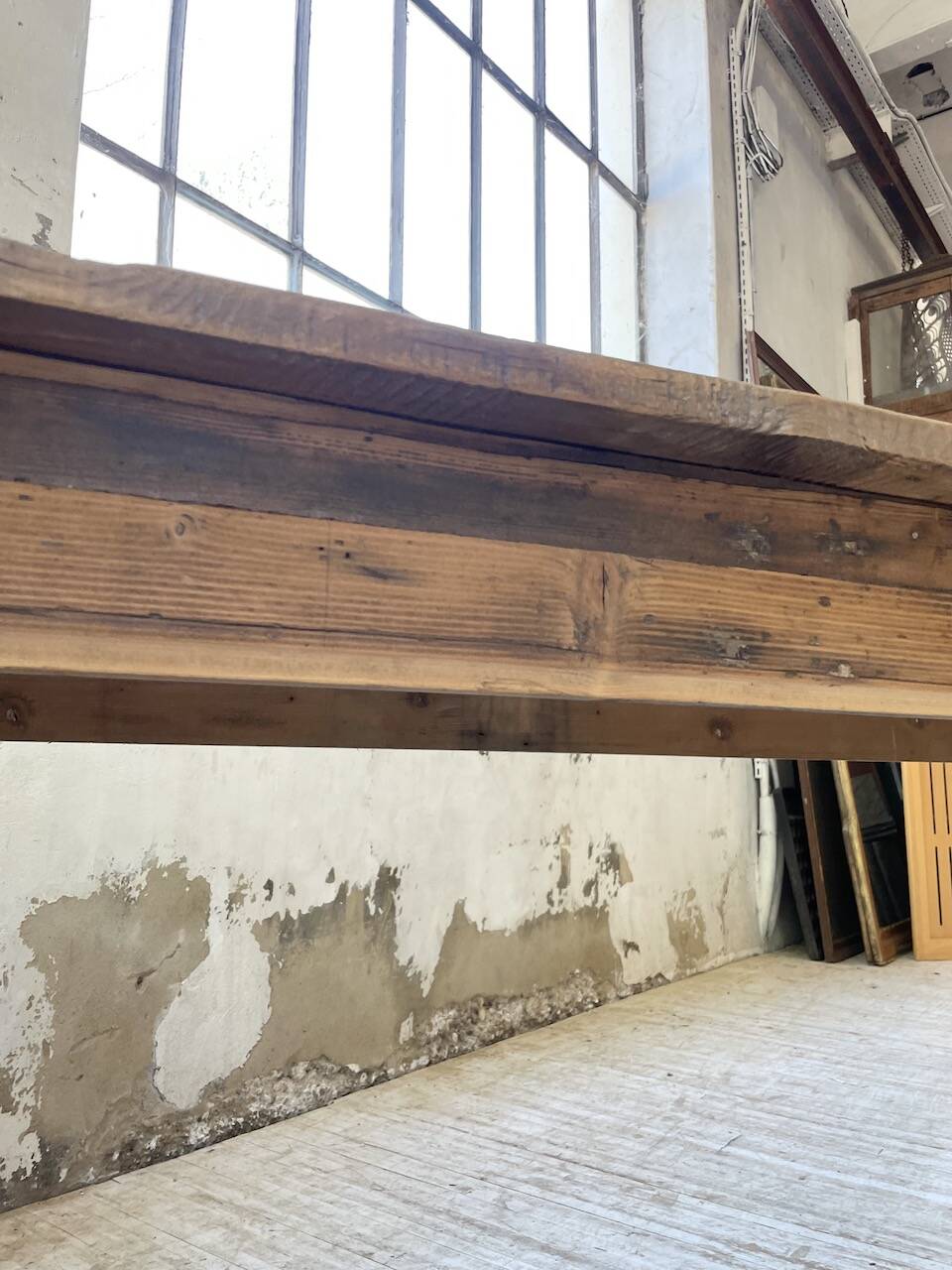 4m XXL pine and oak farmhouse table