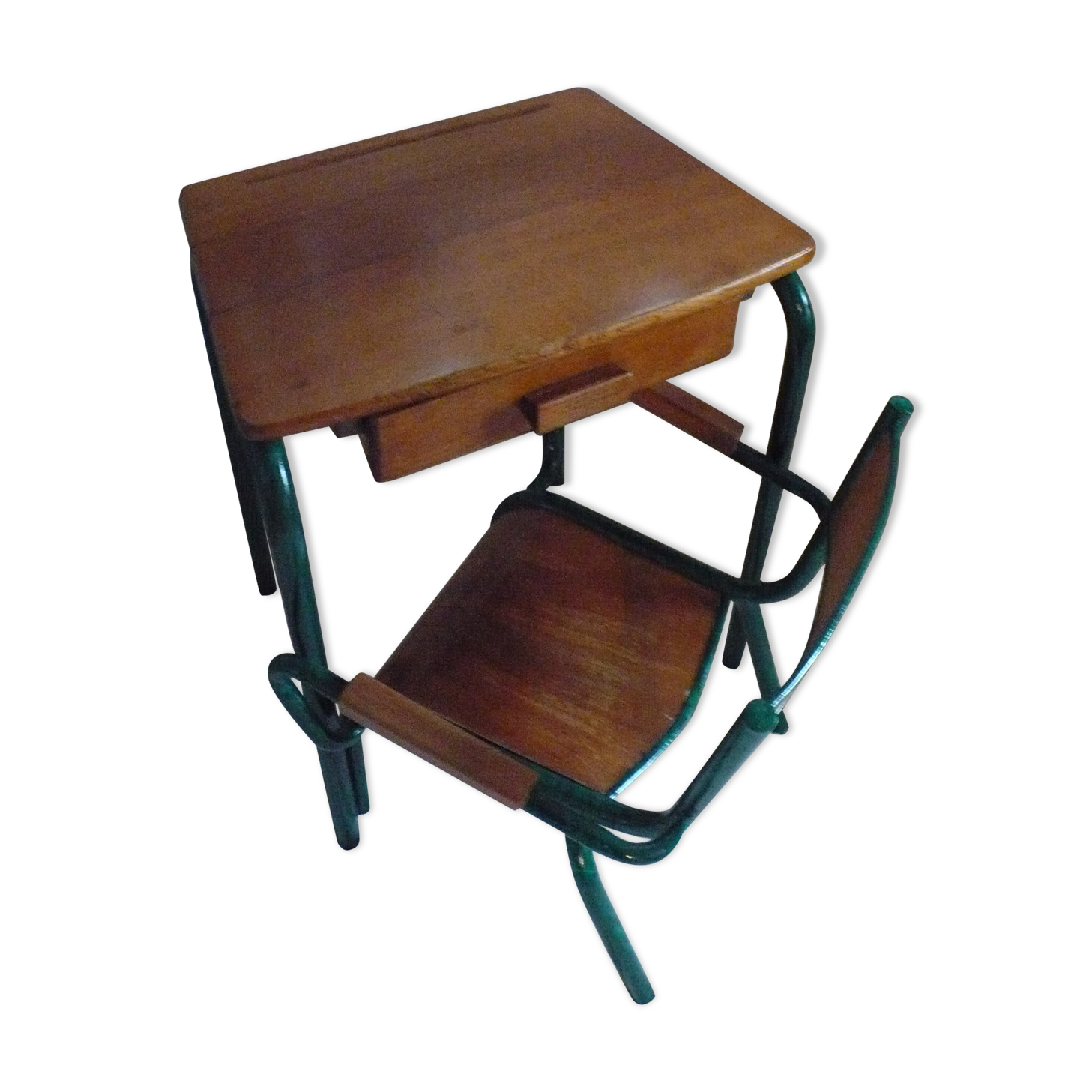 Bureau et fauteuil-chaise vintage pour jeune enfant