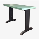 Bistro table in green formica