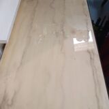 Marble and brass coffee table