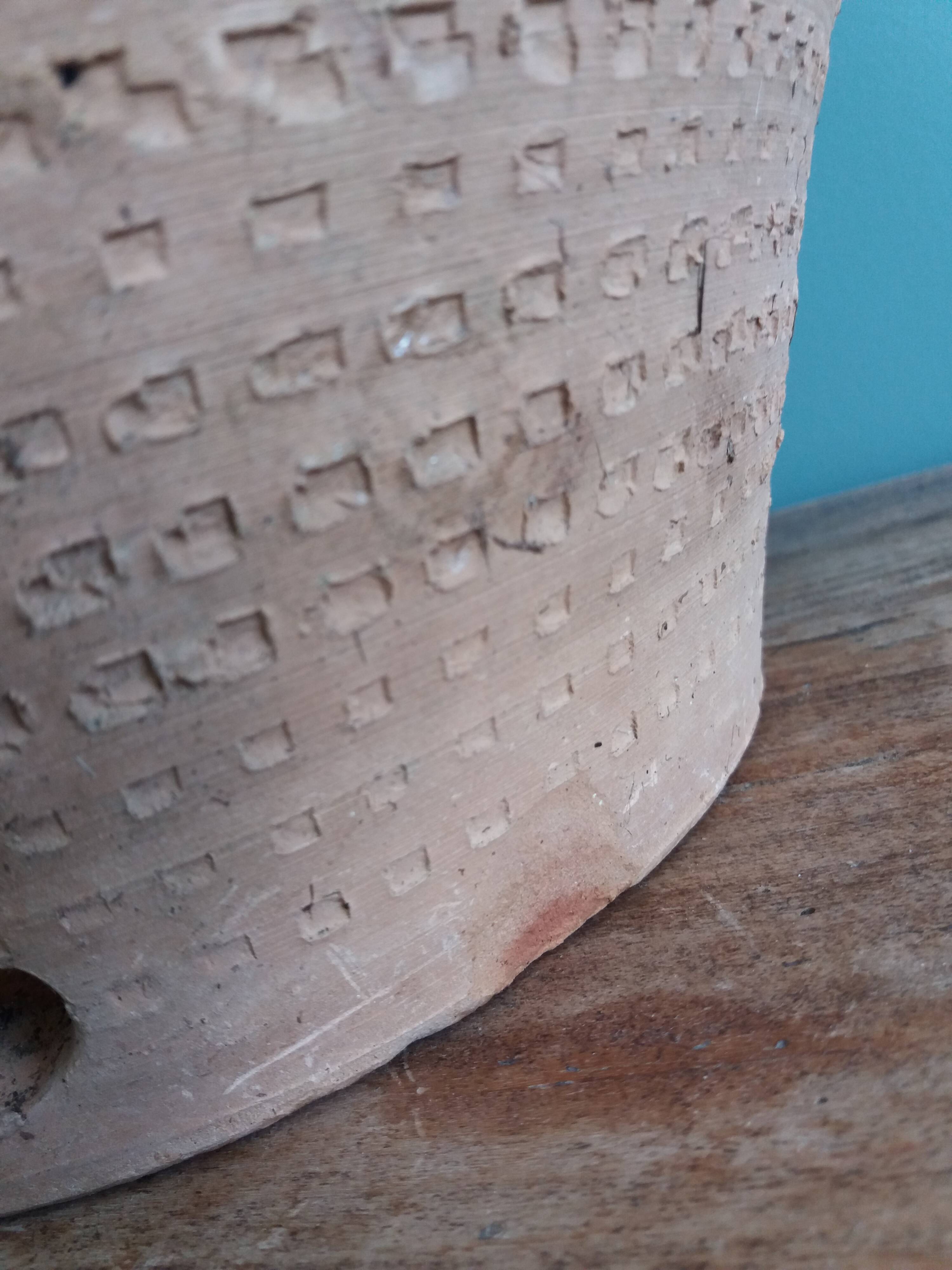 Pot en terre cuite jardinière poterie artisanale