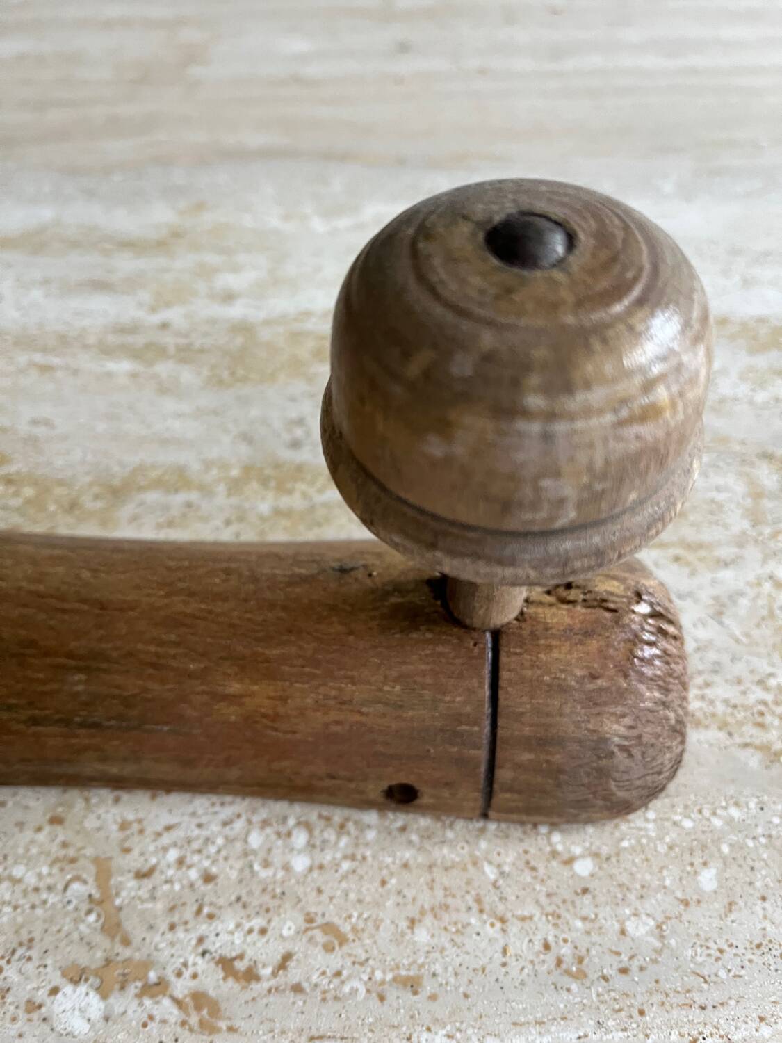 Porte manteau en bois ancien années 50