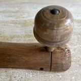 Old wooden coat rack from the 50s