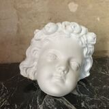 Child's head in biscuit