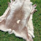 Reindeer skin rug