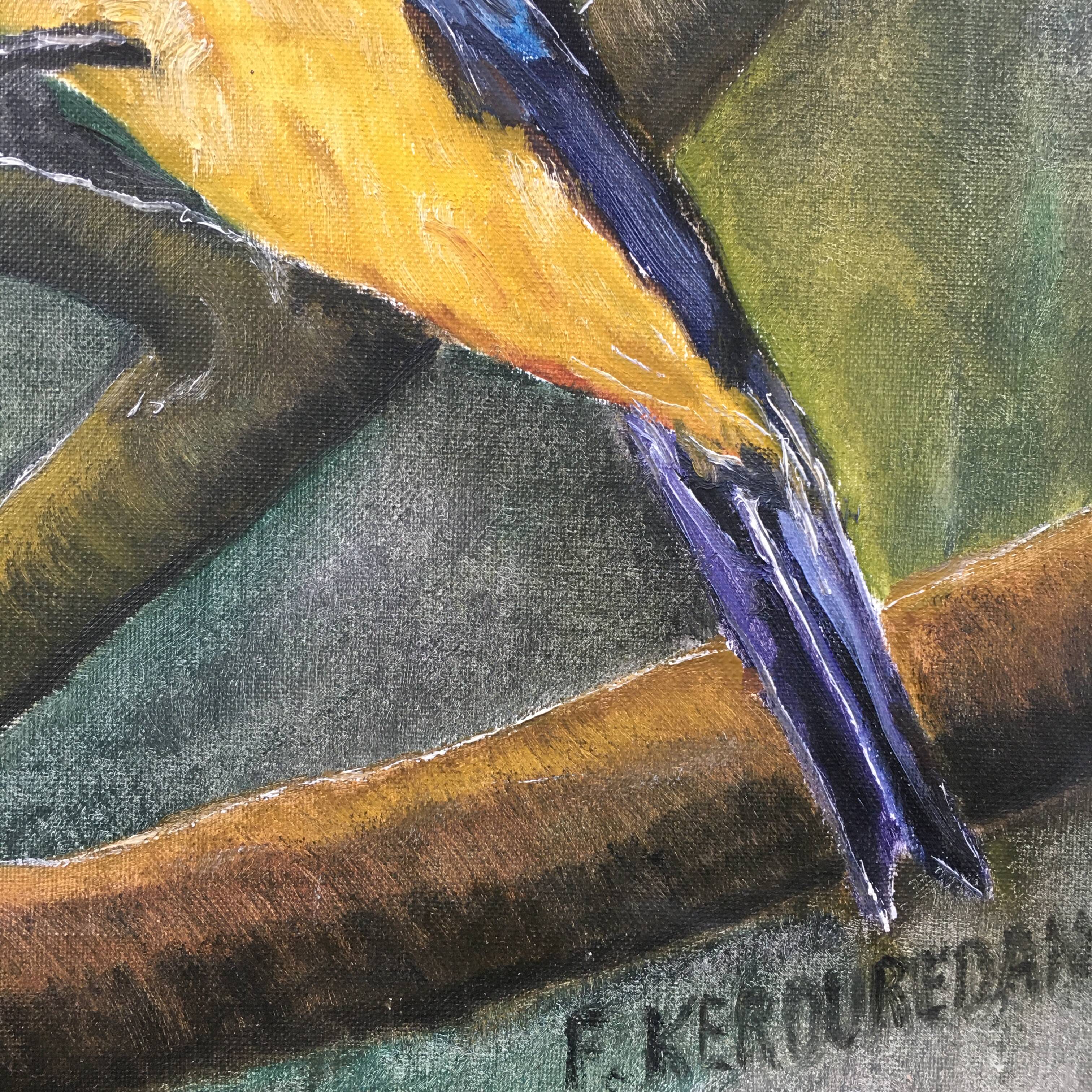 Painting the sparrow of Peru