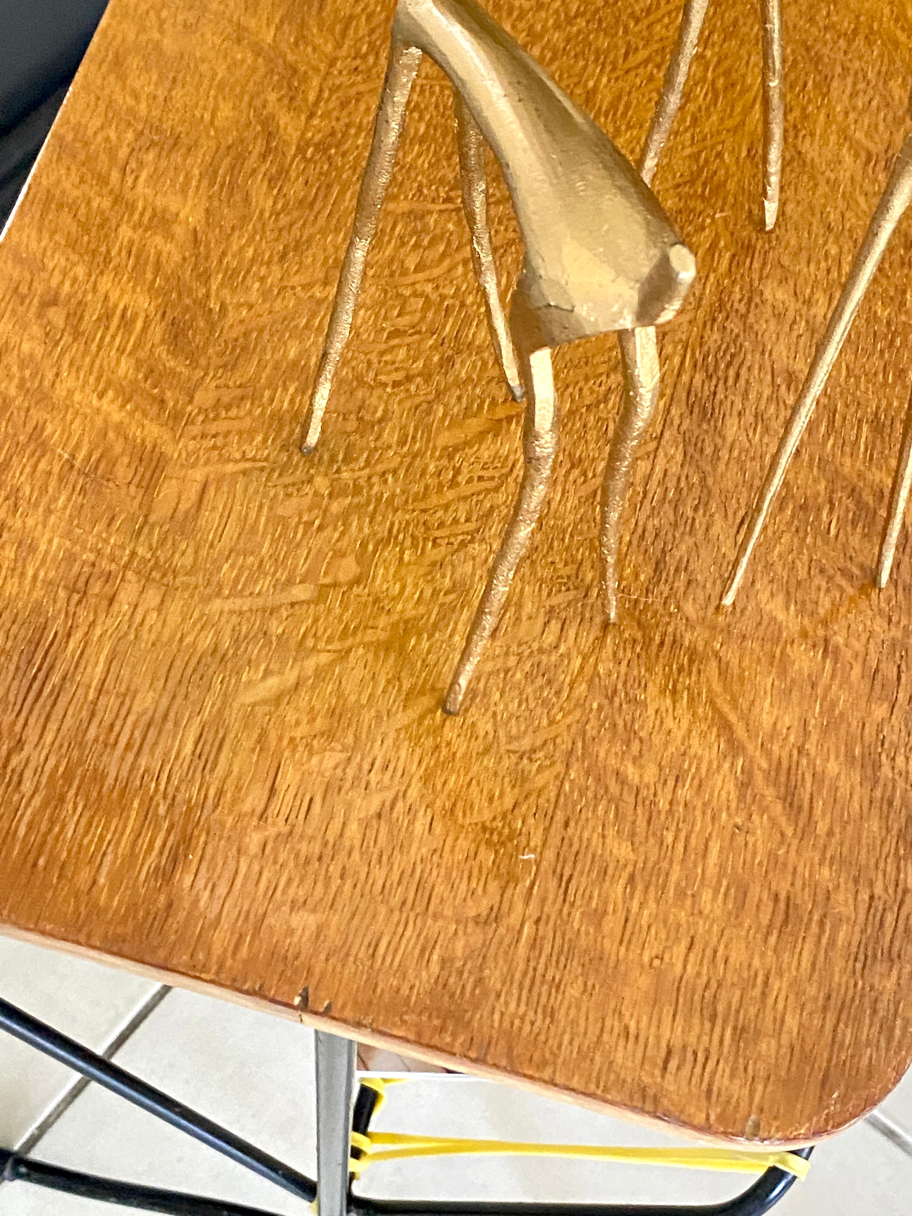 Vintage scoubidou tablet magazine holder