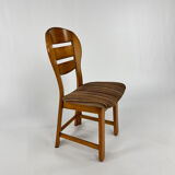 Set of 4 vintage modernist oak dining chairs, 1960s