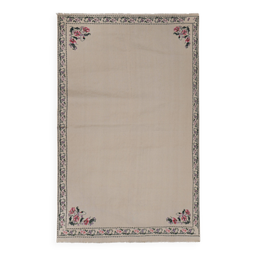 Tapis vintage turc de oushak tissé à la main 160x250 cm