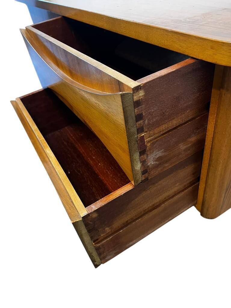 XL vintage wooden TV unit / lowboard / sideboard