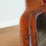 Red voltaire armchair