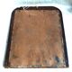 Antique small Louis-Philippe mercury mirror, vintage barber's mirror.