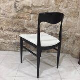 Scandinavian bouclette chair