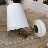Pair of marble wall lights