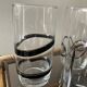 Series of 6 vintage Murano glasses including glass paste
