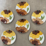 6 dessert plates Castellania 1970