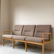 Vintage Wooden Seating Area / Sofa / Armchair