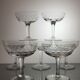 Set de 7 coupes à champagne en verre soufflé