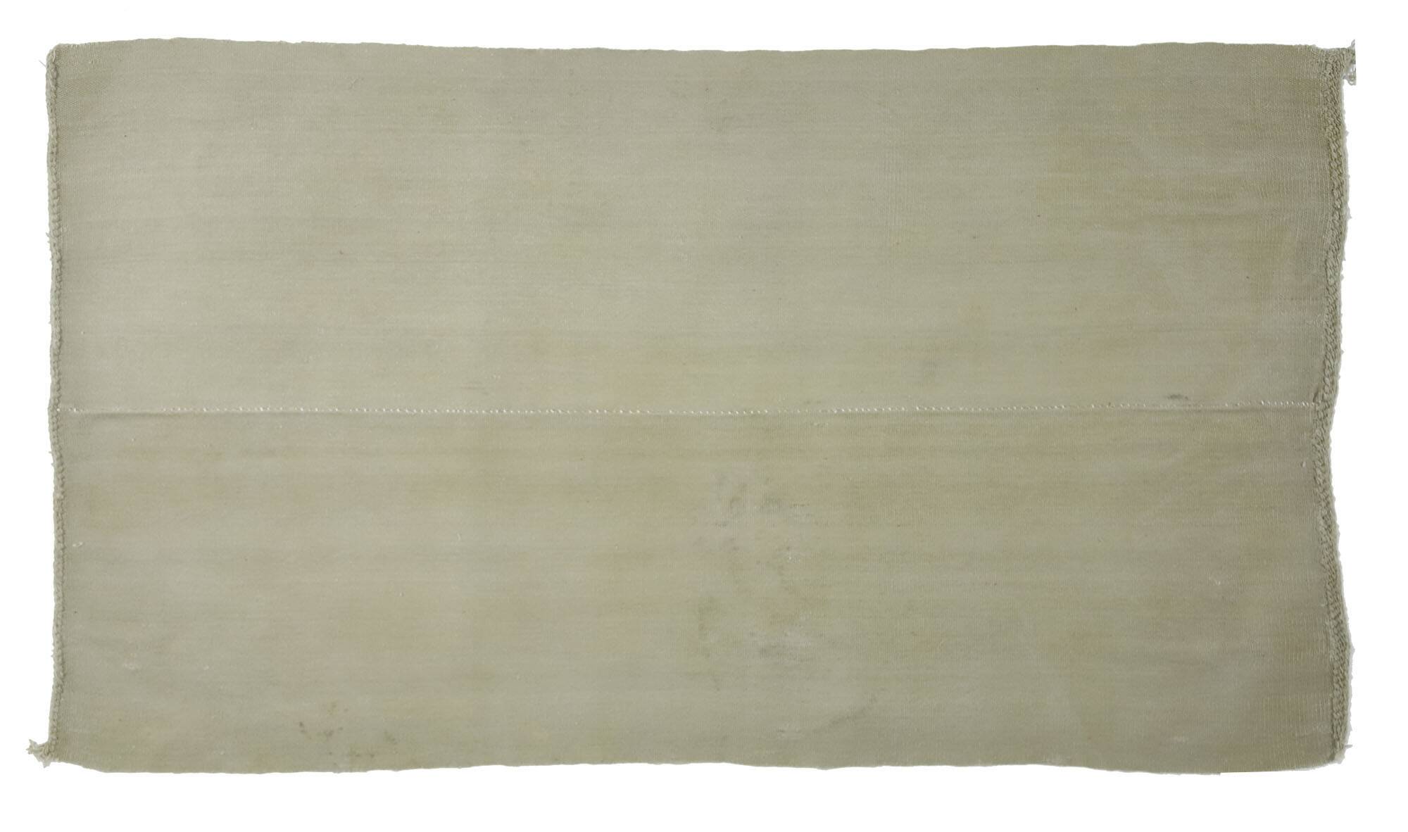 Turkish Kilim Konya 150x253 cm Plain White Minimalist Vintage