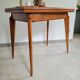 Mid-century Scandinavian compass leg coffee table