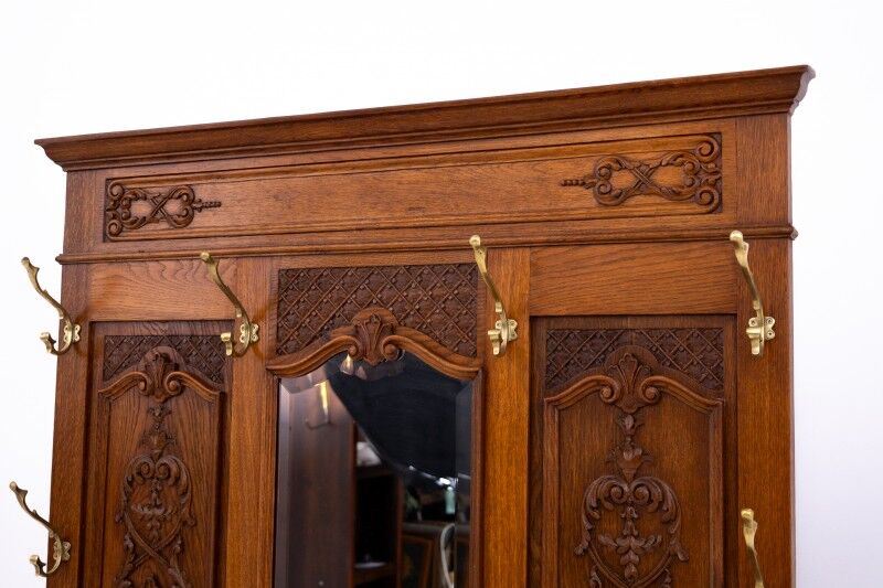 Hallway wardrobe, France, circa 1910.