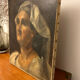 Portrait woman oil on canvas