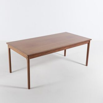 Ole Wanscher mahogany coffee table for Poul Jeppesen Møbelfabrik