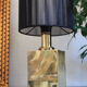 Vintage golden brass design lamp