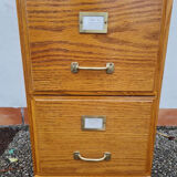 Meuble classeur en chêne des années 60