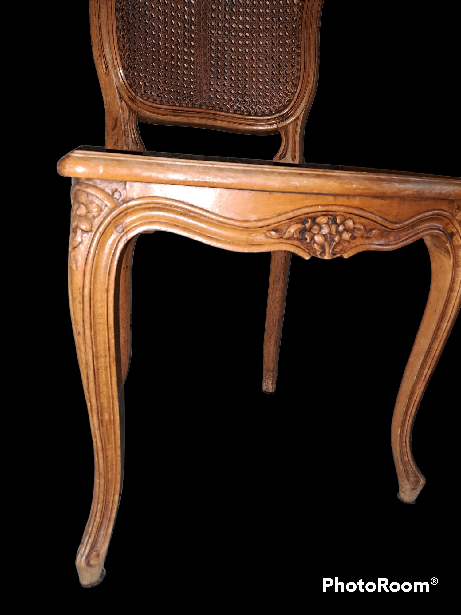 Vintage French wooden chairs