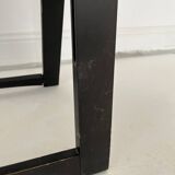 Pair of wooden folding chairs in the style of Aldo Jacober