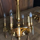 Lustre bois doré