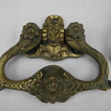 Paire poignées anciennes bronze meuble