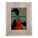 Acrylic on paper, flute player, by Tran Long, 20th century