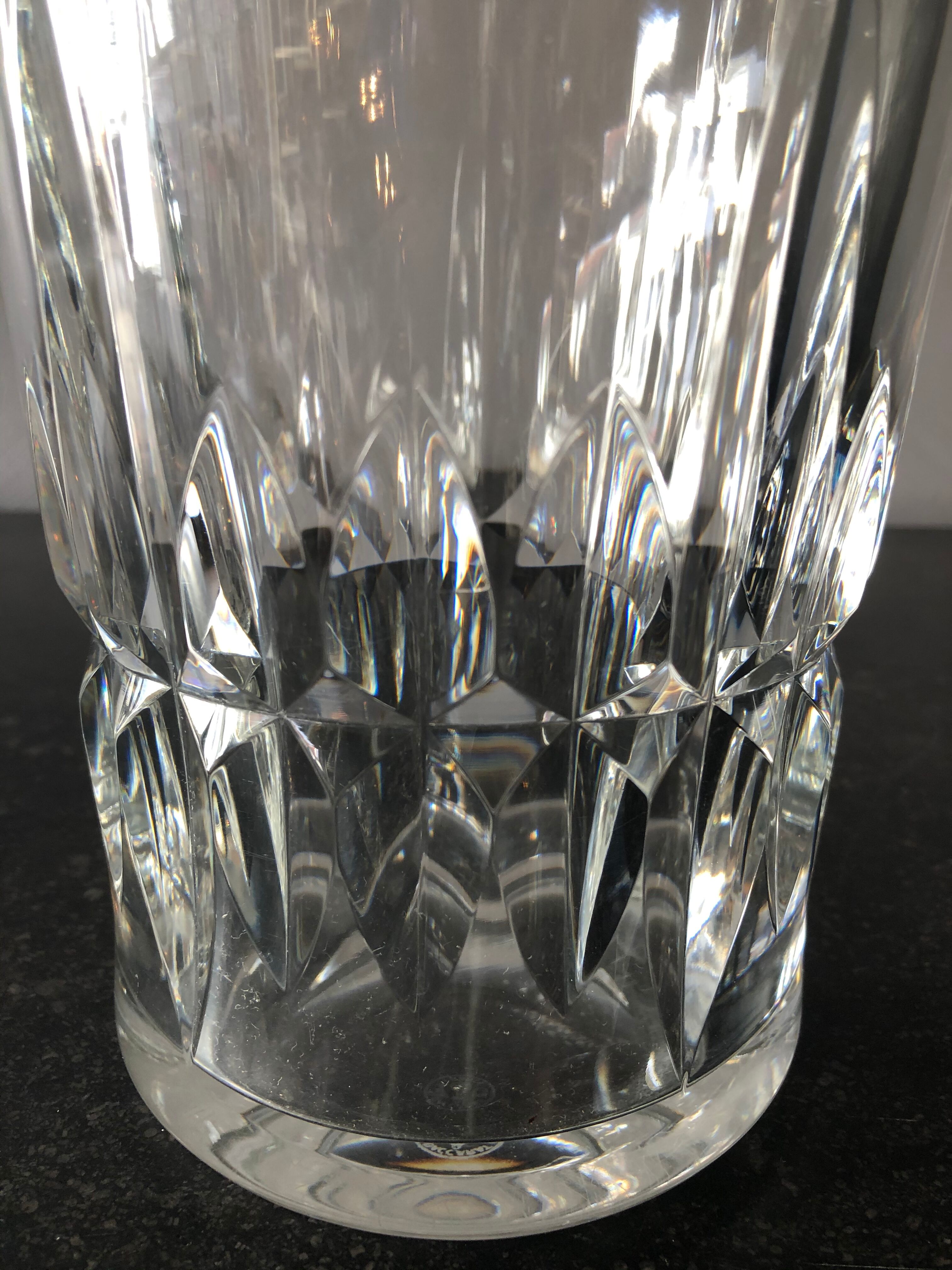 Baccarat crystal vase