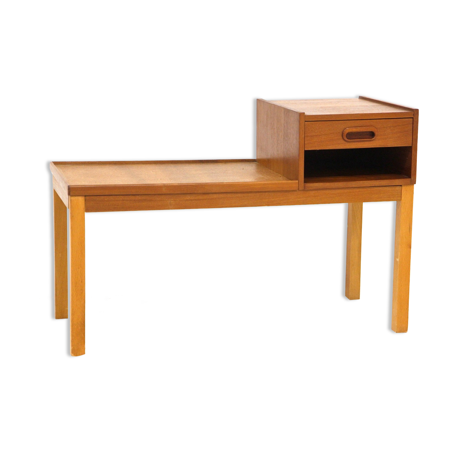 Teak telephone bench, Sweden, 1960