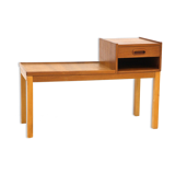 Teak telephone bench, Sweden, 1960