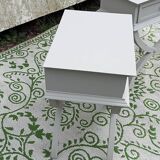 Pair of X-shaped bedside tables