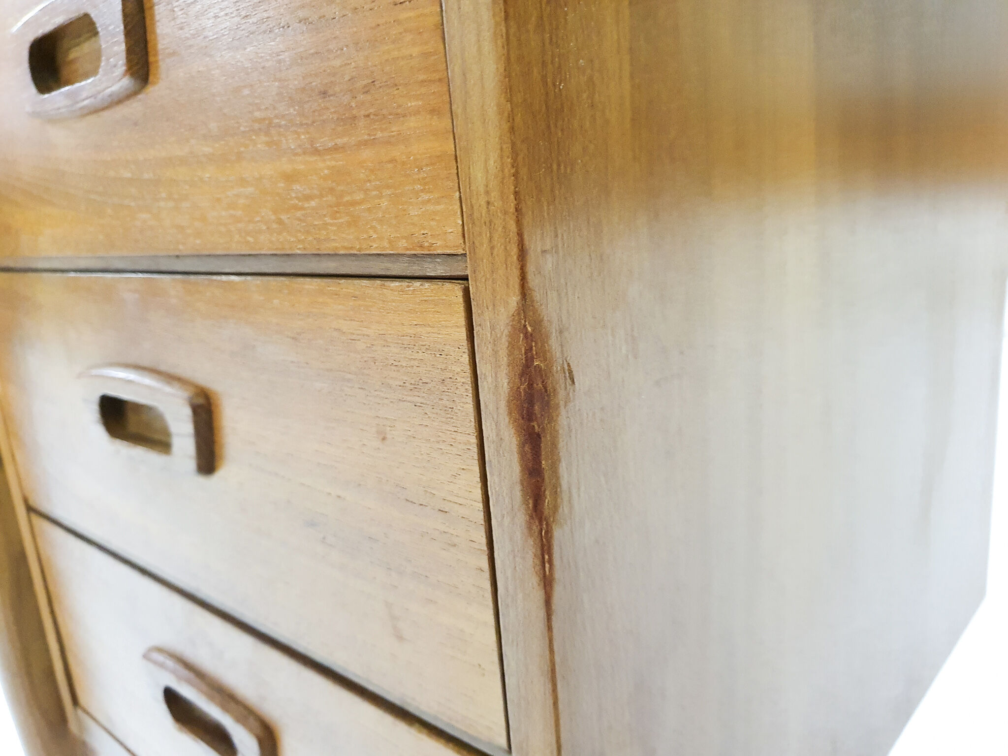 Mid-century teak desk, The Netherlands 1950's