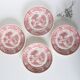 Set of 4 Burgenland dessert plates, pink, Villeroy and Boch