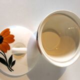 Service à café Tournesols complet en faïence de Gien