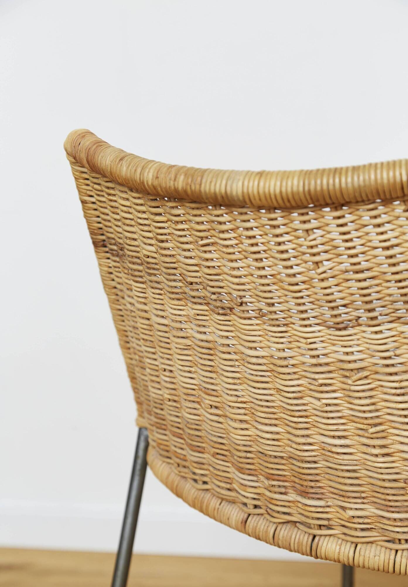 Herbert Hirche 'Santa Lucia' Wicker Chair for Wilde & Spieth | Set of Four
