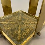 Original Hollywood Regency Solid Brass 3,3kg Umbrella Stand, Italy, 1970s