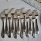 12 silver-plated table forks Manufrance