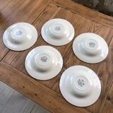 5 hollow plates Myott Finlandia