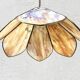 Very large Italian art deco pendant light