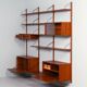 Royal System wall unit by Poul Cadovius for Cado, Denmark, 1960s – 17 pieces