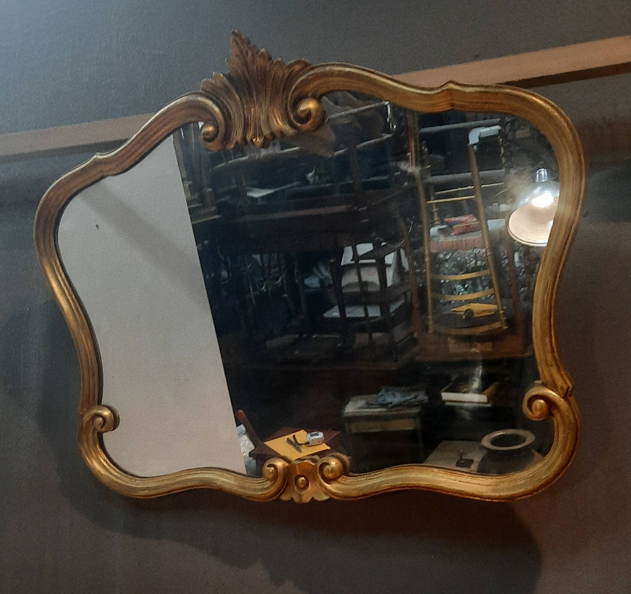 Louis XV style gilded morroir