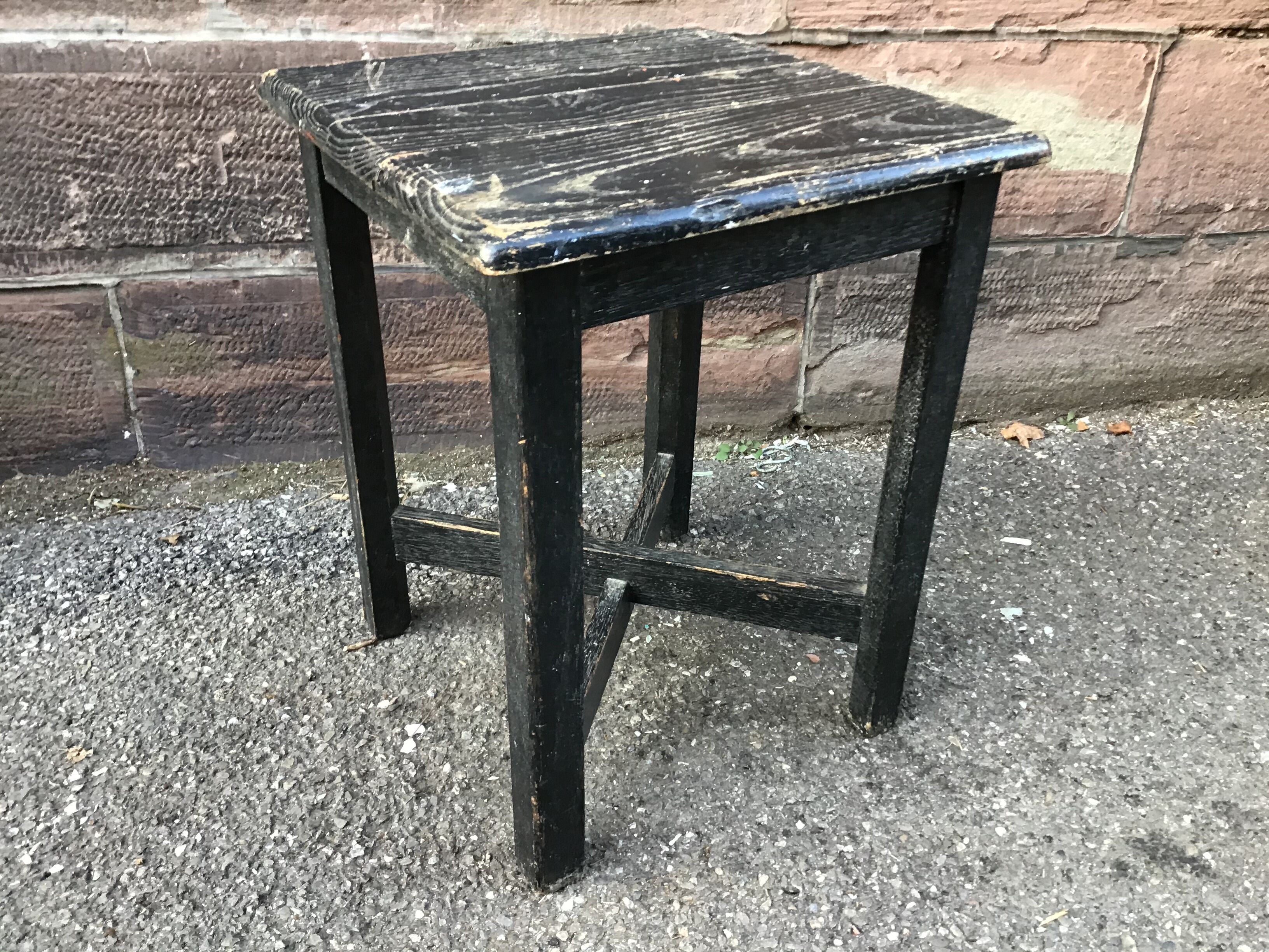 Old farm tabouret