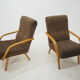 Pair of armchairs, Czechoslovakia, 1960